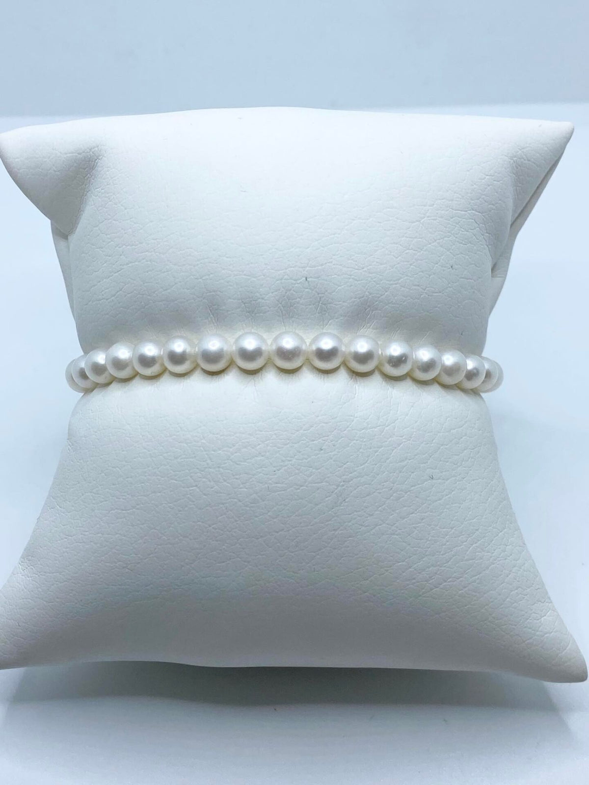 Bracciale Donna Oro 18KT con Perle Naturali mm 5-5,5