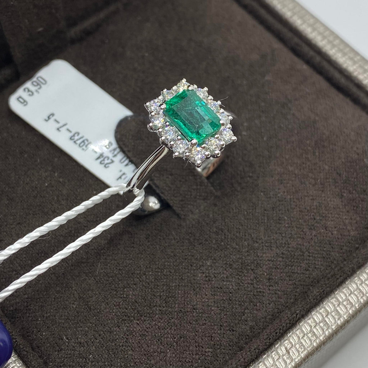 Anello Donna Crivelli con Smeraldo 1.18 e Diamanti