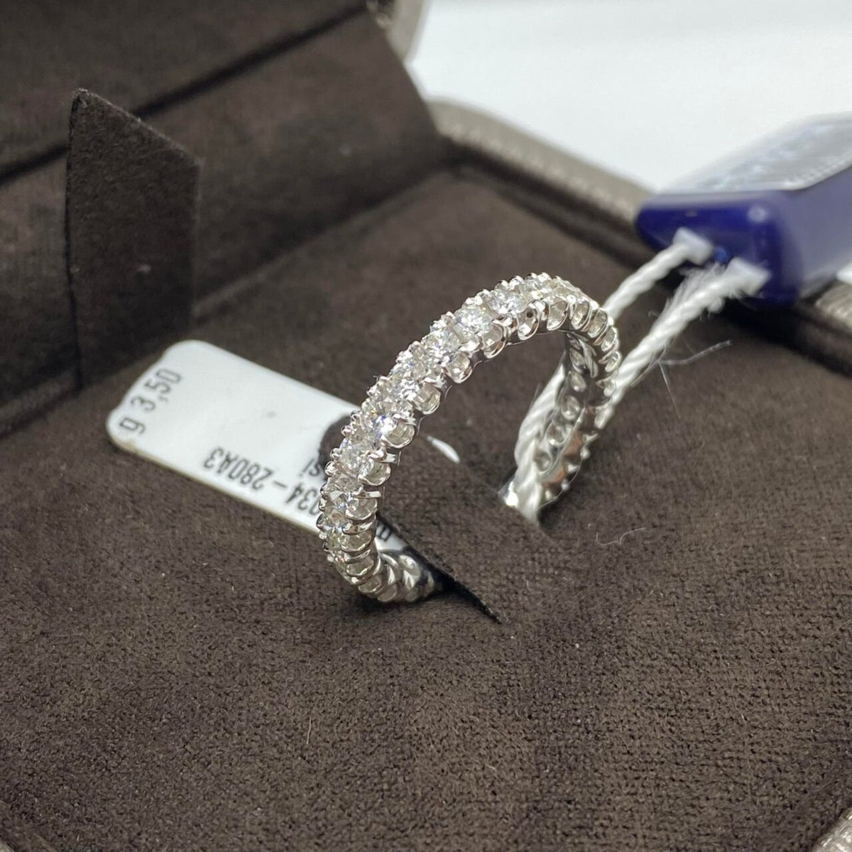 Anello Crivelli Veretta Girodito in Oro 18KT e Diamanti Ct 1.24