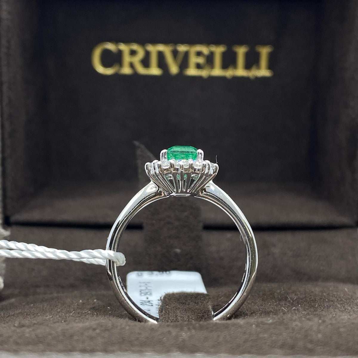 Anello Donna Crivelli con Smeraldo 1.18 e Diamanti