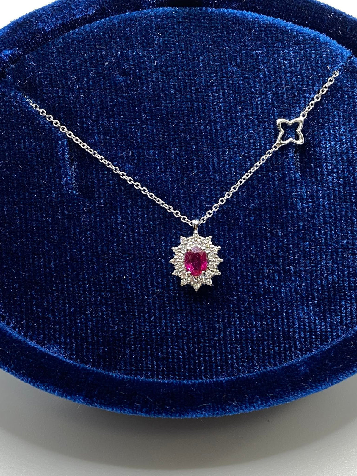 Collana Recarlo con Rubino e Diamante