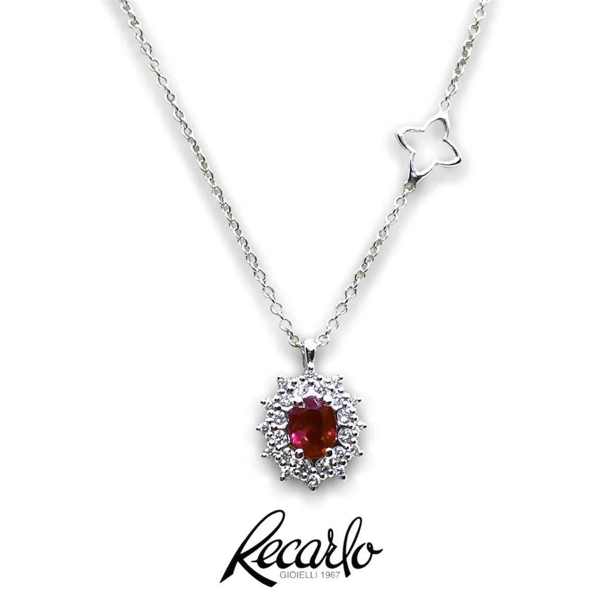 Collana Recarlo con Rubino e Diamante