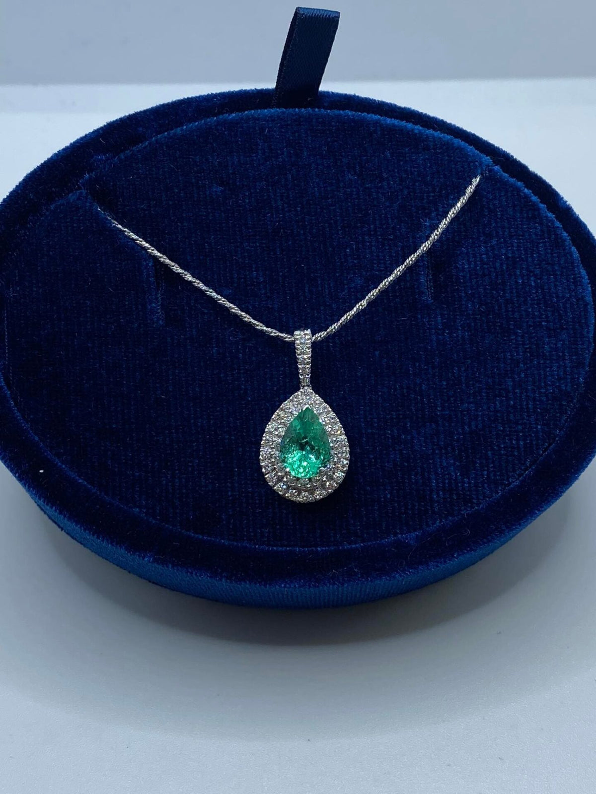 Collana Donna Recarlo con Goccia di Smeraldo