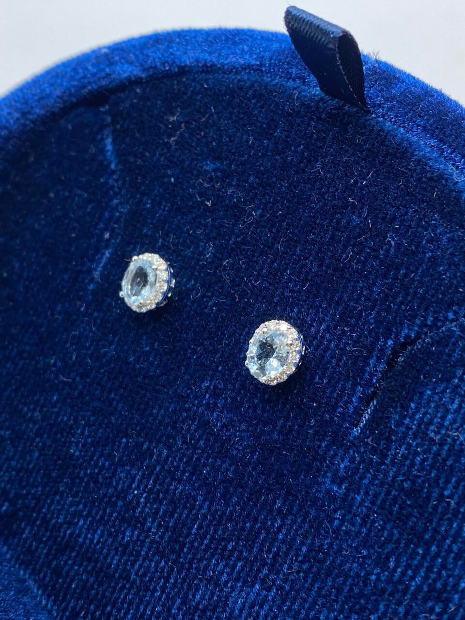 Orecchini Recarlo Iris con Acquamarina e Diamanti