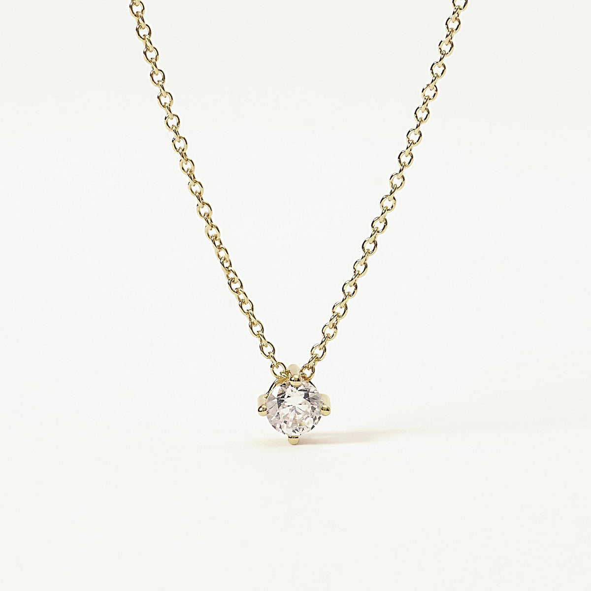 Collana Punto Luce Donna Mabina in Argento Dorato - 553449