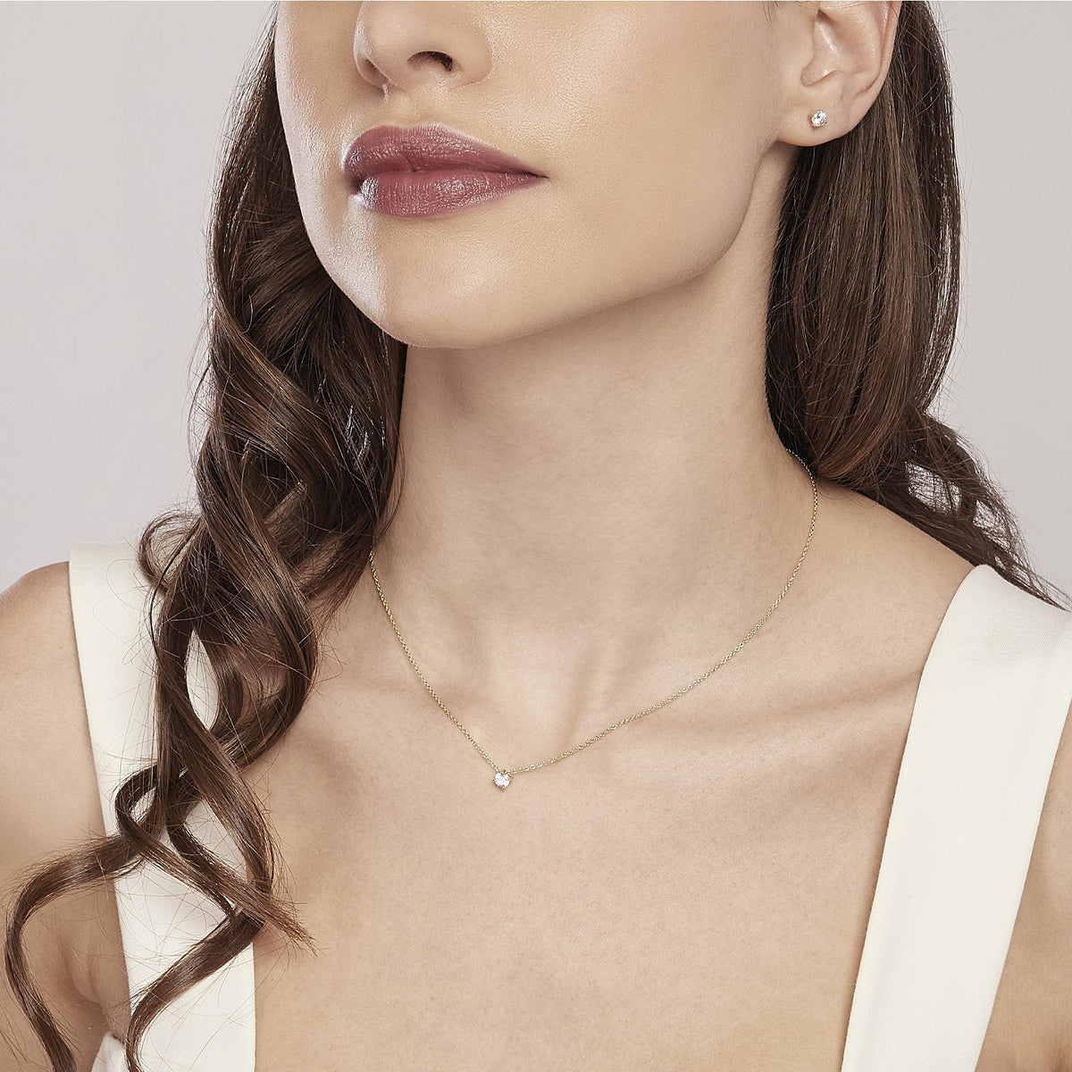 Orecchini Punto Luce Donna Mabina in Argento Dorato - 563491