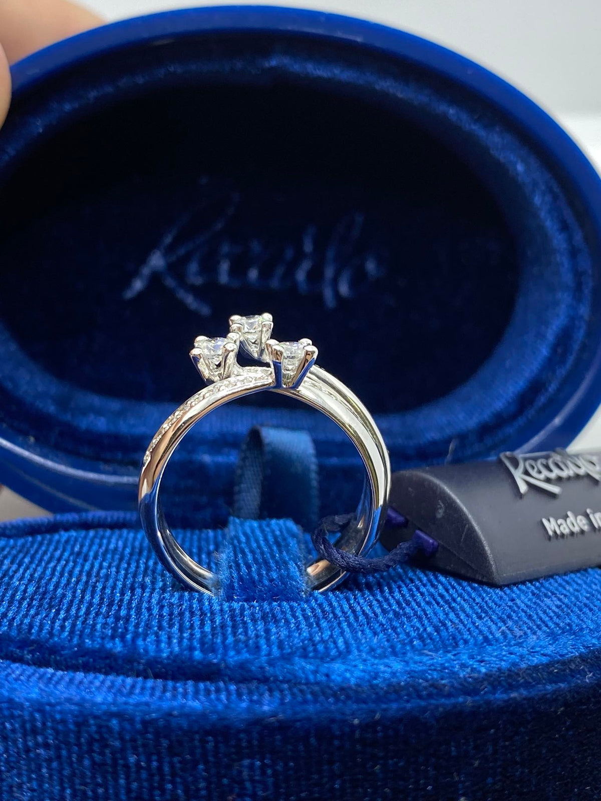 Anello Recarlo Trilogy Eternity con Diamanti Ct 0.64