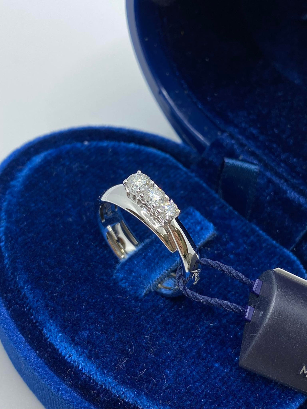Anello Recarlo Trilogy Eternity con Diamanti Ct 0.42