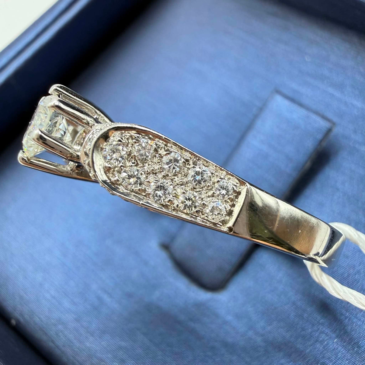 Anello Solitario in Oro 18KT 18KT e Diamante ct. 0,28