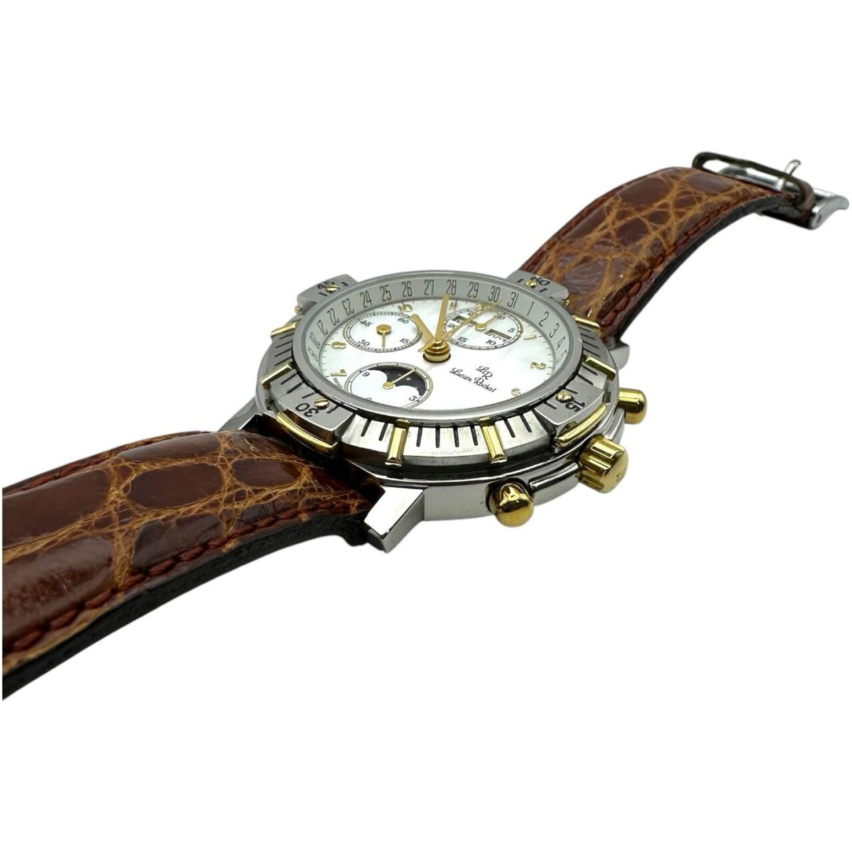 Orologio Uomo Lucien Rochat in Acciaio e Oro 18KT con Fasi Lunari