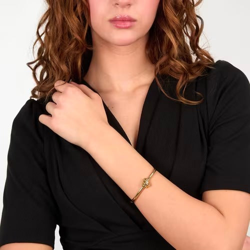 Bracciale Rigido Morellato Legame in Acciaio Dorato - Mis S
