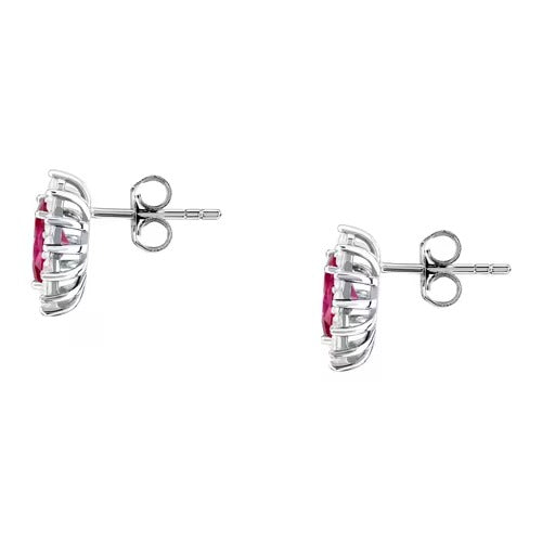 Orecchini Donna Morellato in Argento con Pietre Rosse Tesori