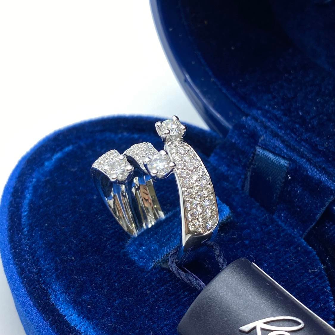 Anello Recarlo Trilogy Eternity con Diamanti Ct 1,66