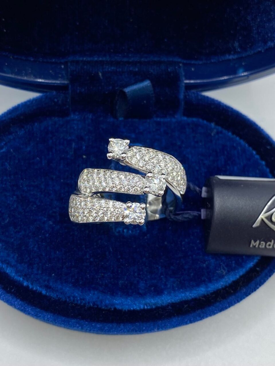 Anello Recarlo Trilogy Eternity con Diamanti Ct 1,66