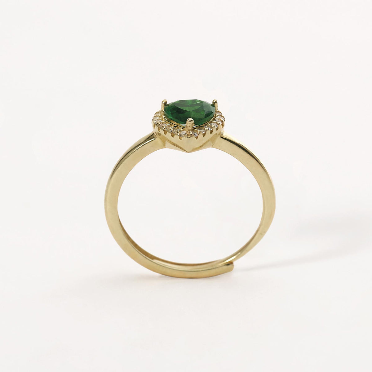 Anello Donna Mabina in Argento Dorato a Cuore - 523262