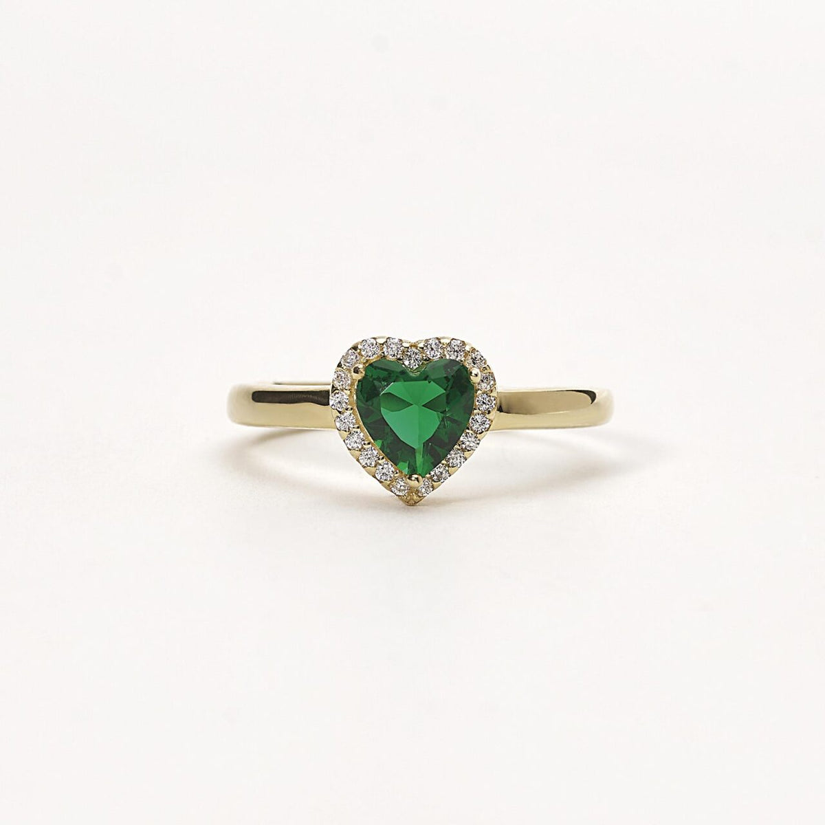 Anello Donna Mabina in Argento Dorato a Cuore - 523262
