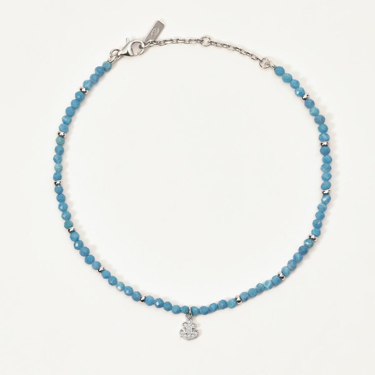 Cavigliera Donna Mabina in Argento con Ancora - 533567