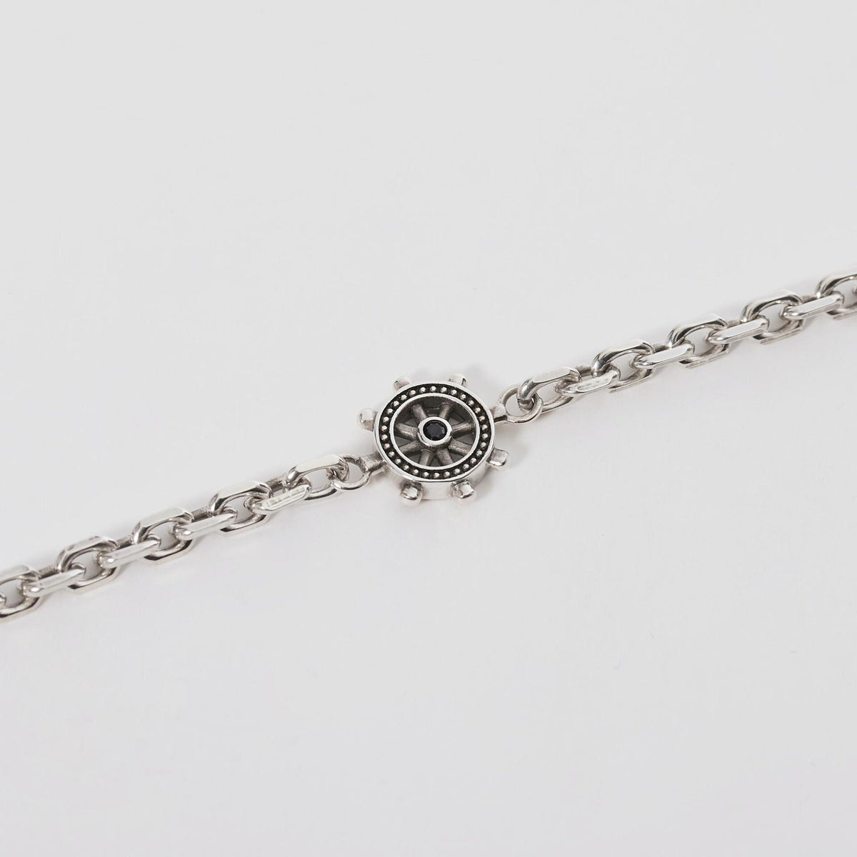 Bracciale Uomo Mabina in Argento e Timone
