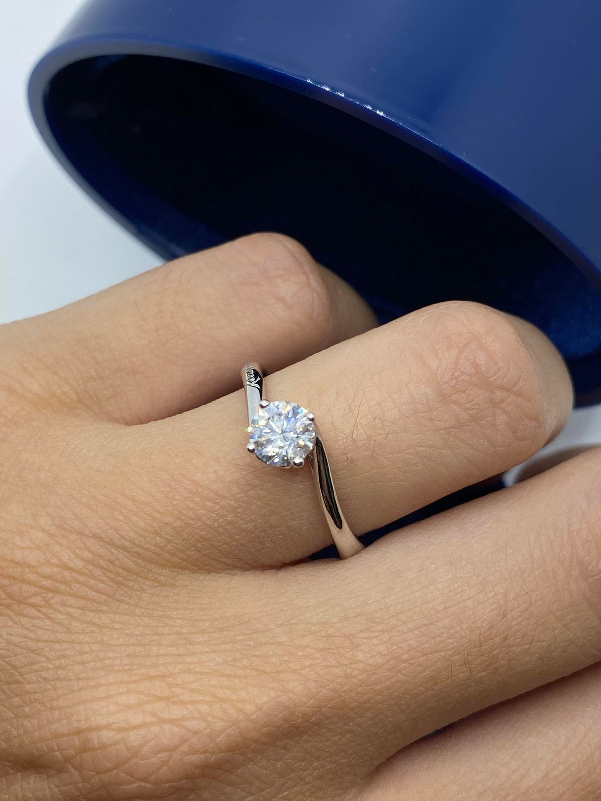 Anello Solitario Recarlo Anniversary CT 0.58