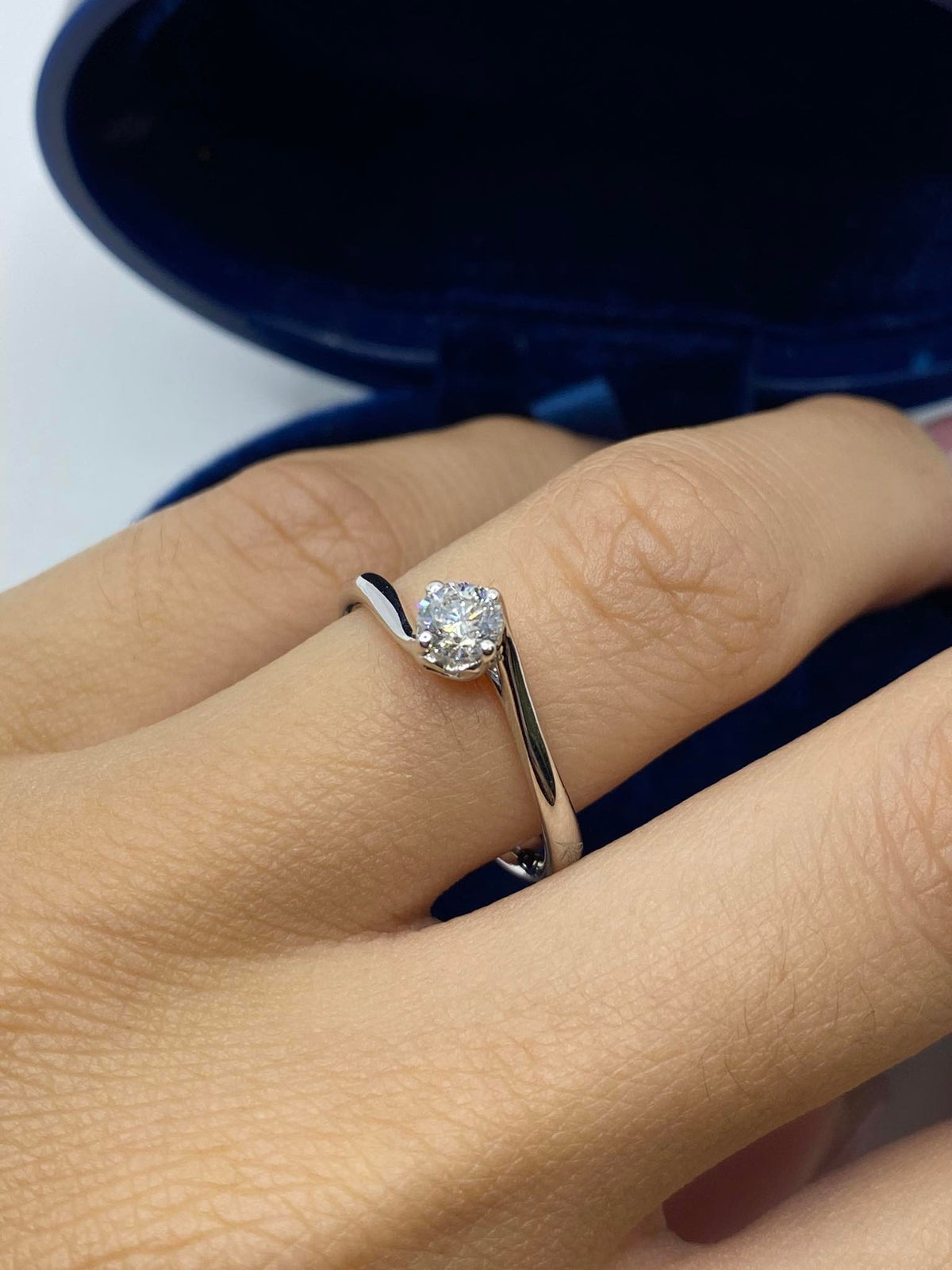 Anello Solitario Recarlo Anniversary CT 0.30 - R01SO195