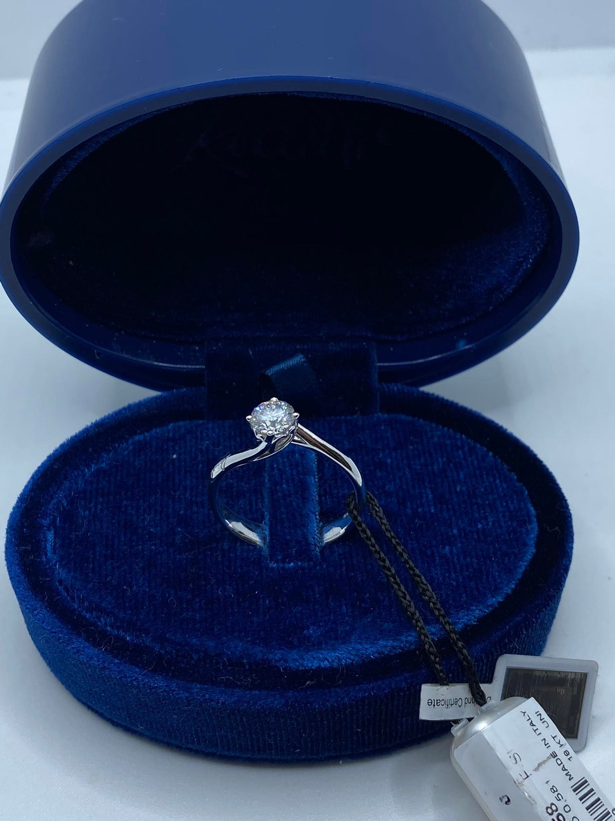 Anello Solitario Recarlo Anniversary CT 0.58