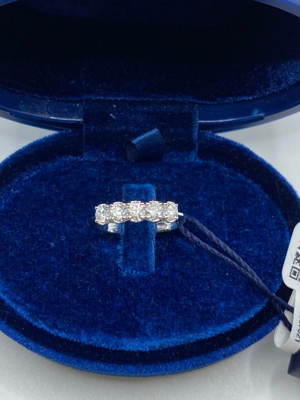Anello Recarlo Veretta Anniversary con Diamanti Ct. 0.53