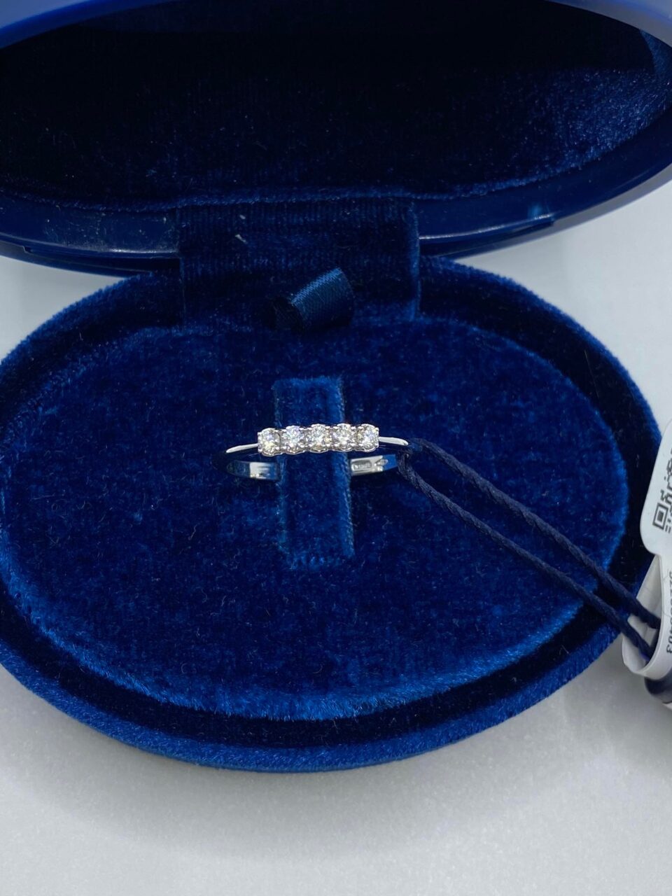 Anello Recarlo Veretta Anniversary con Diamanti Ct. 0.16