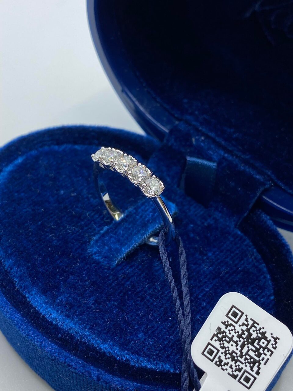 Anello Recarlo Veretta Anniversary con Diamanti Ct. 0.55