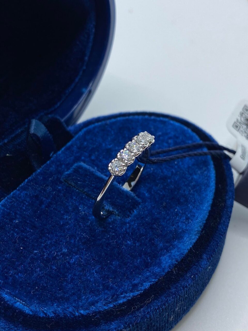 Anello Recarlo Veretta Anniversary con Diamanti Ct. 0.35