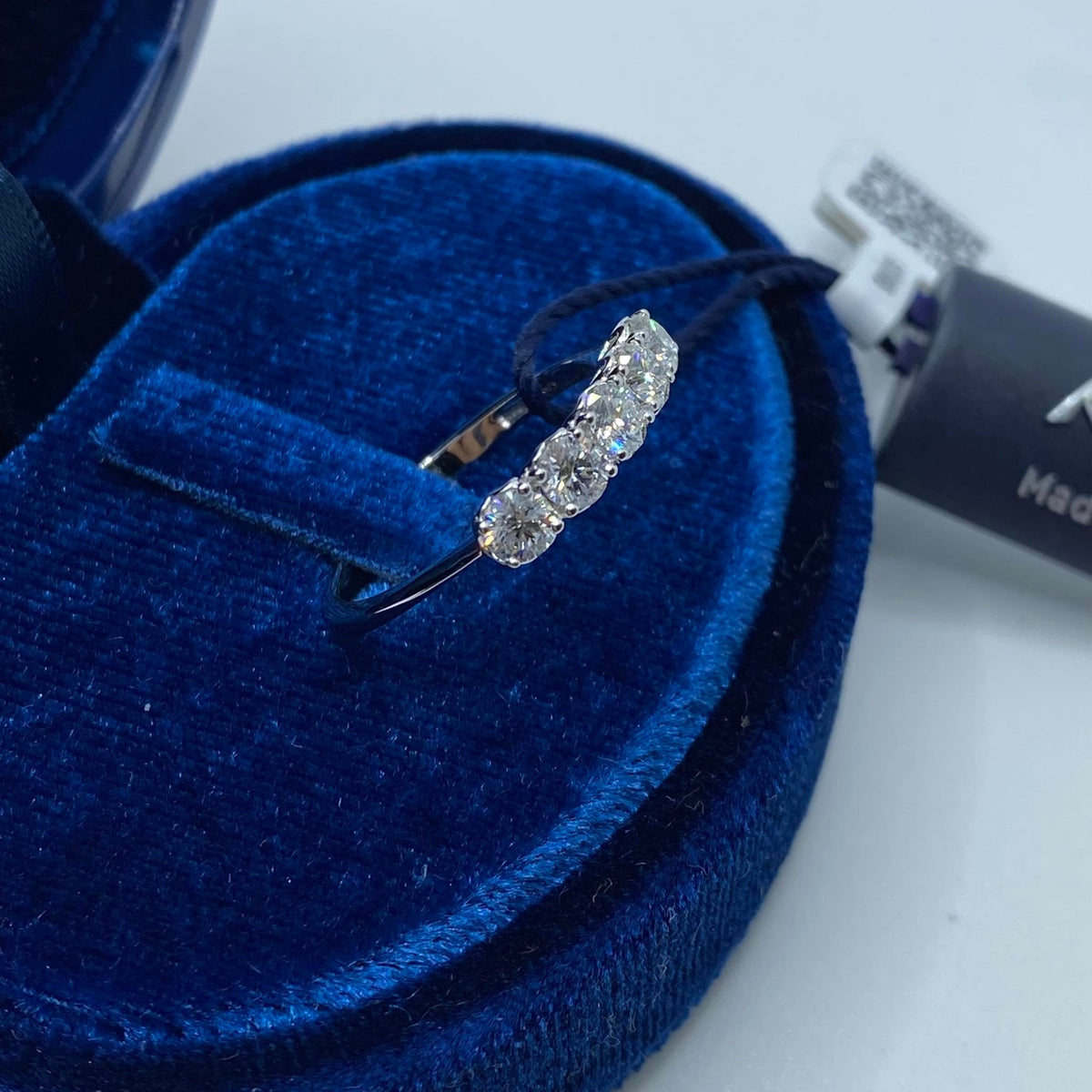 Anello Recarlo Veretta Anniversary con Diamanti Ct. 0.75