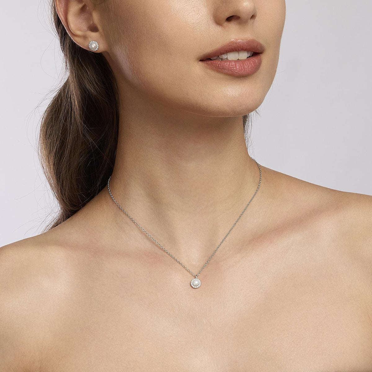 Orecchini Donna Mabina in Argento con Perle - 563553