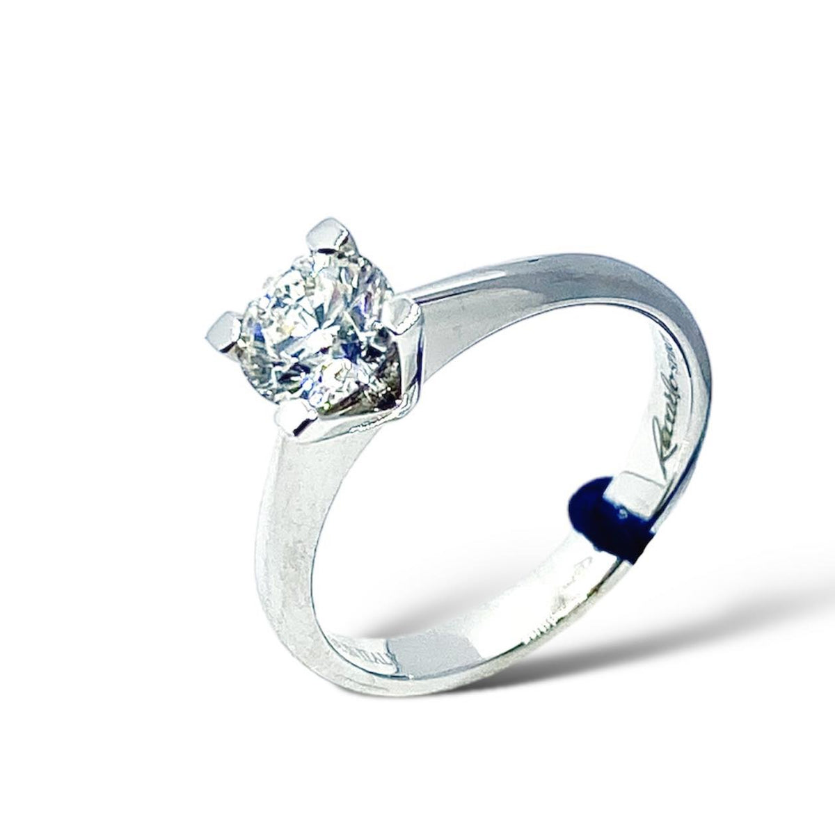 Anello Recarlo Solitario Maria Teresa con Diamante ct 0.83