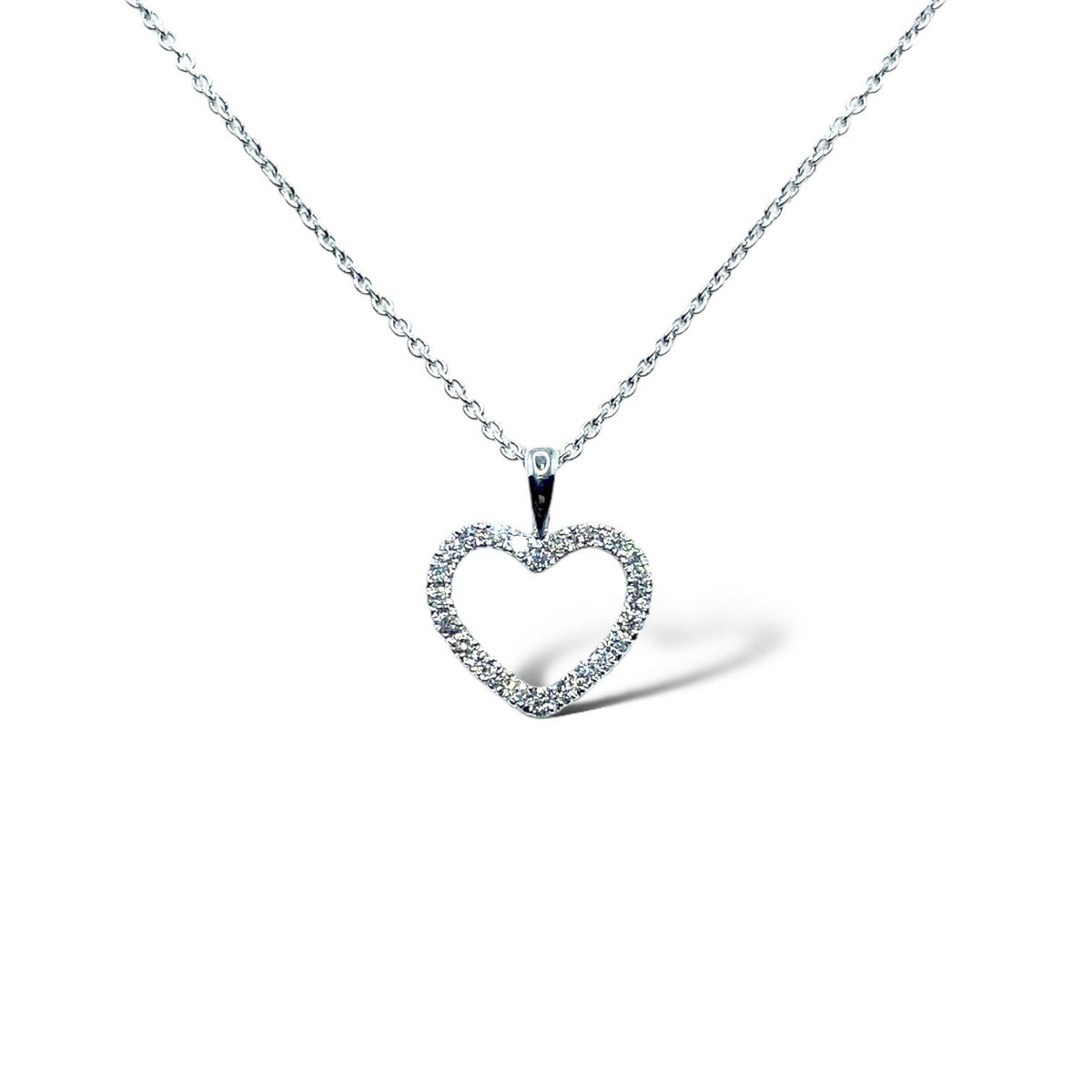 Collana donna Crivelli con Cuore con Diamanti