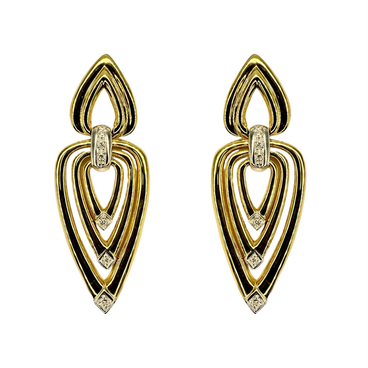 Orecchini Salvini Pendenti in Oro 18KT 18KT con Diamanti