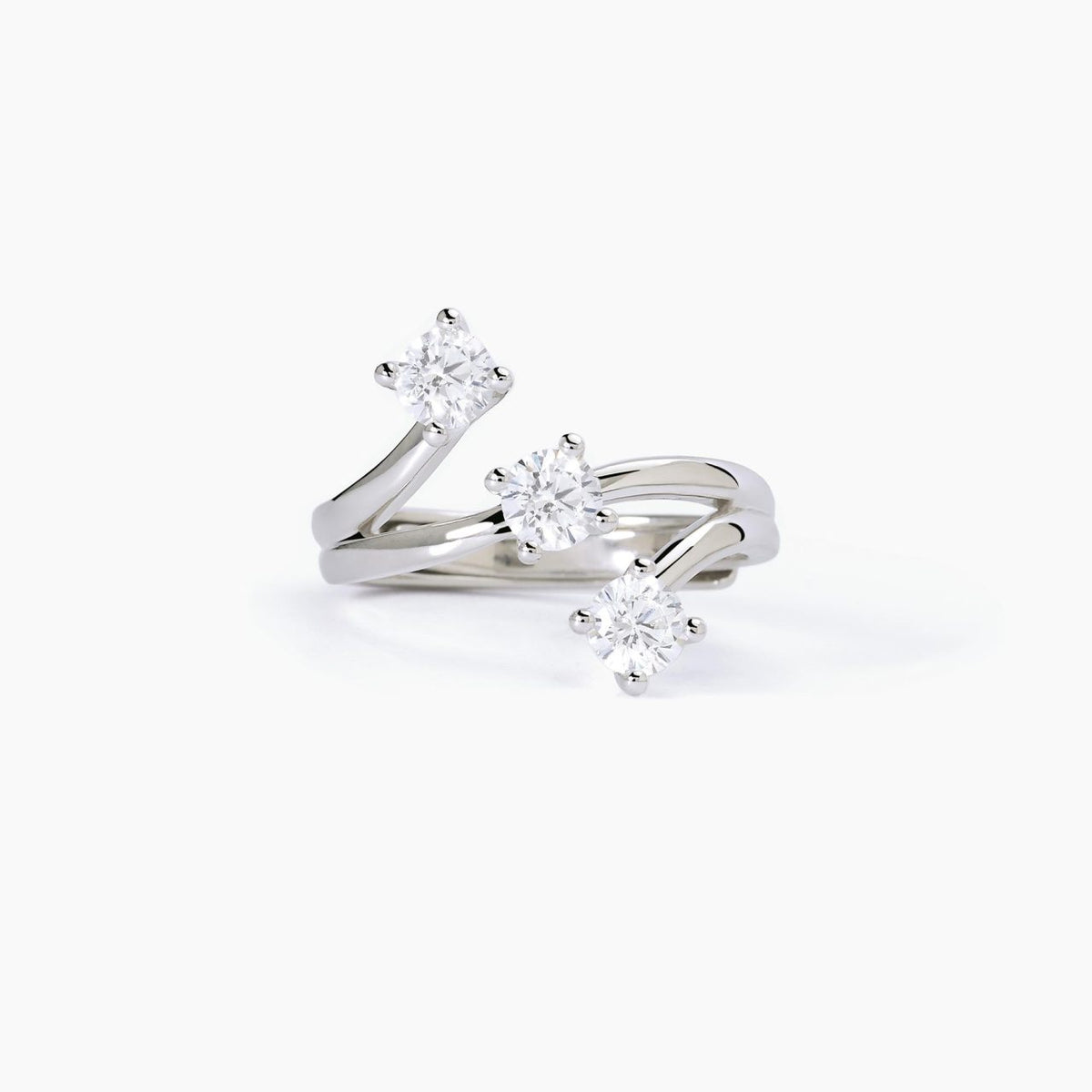 Anello Trilogy Donna Mabina in Argento e Zirconi