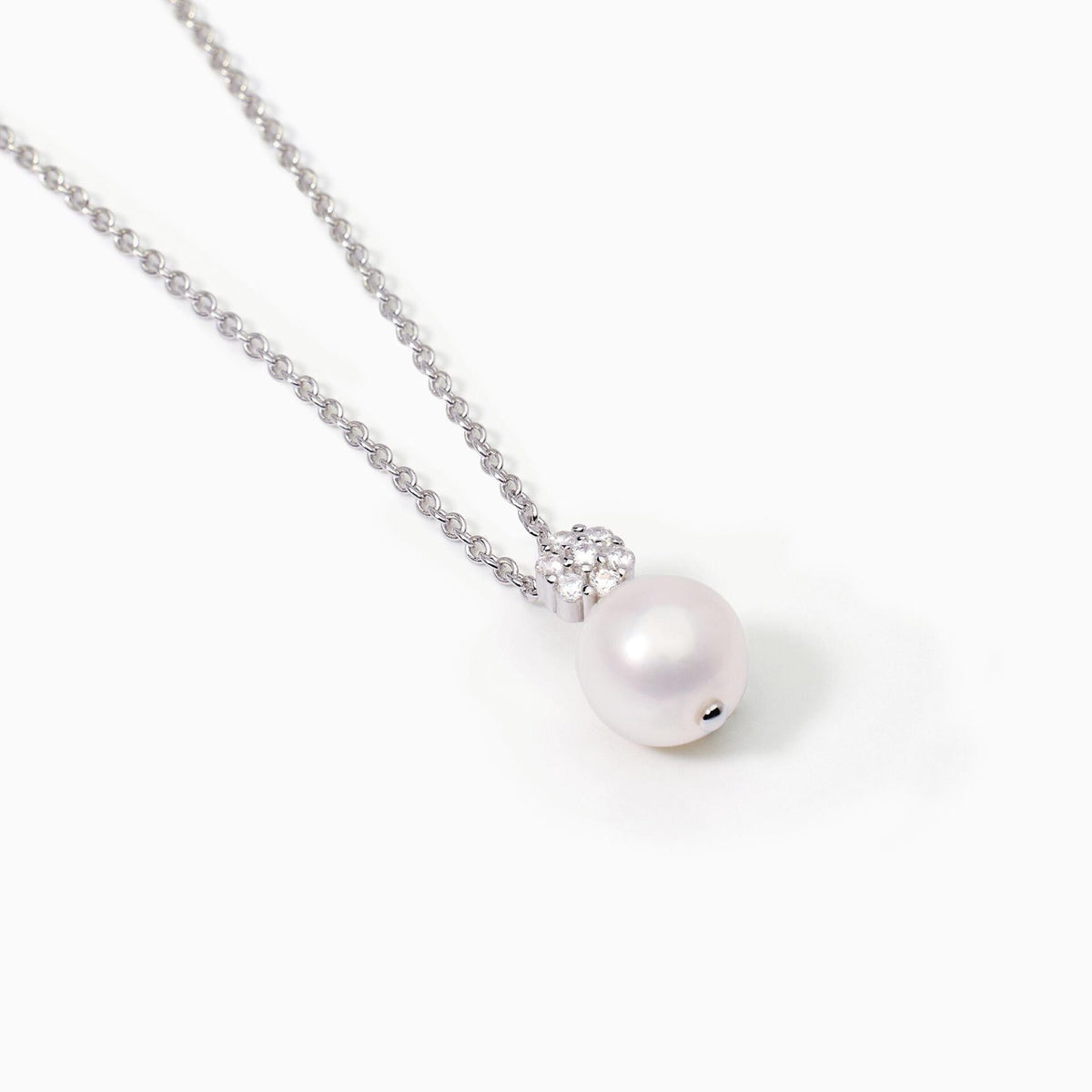 Collana Donna Mabina in Argento con Perla Fior Fiore- 553546