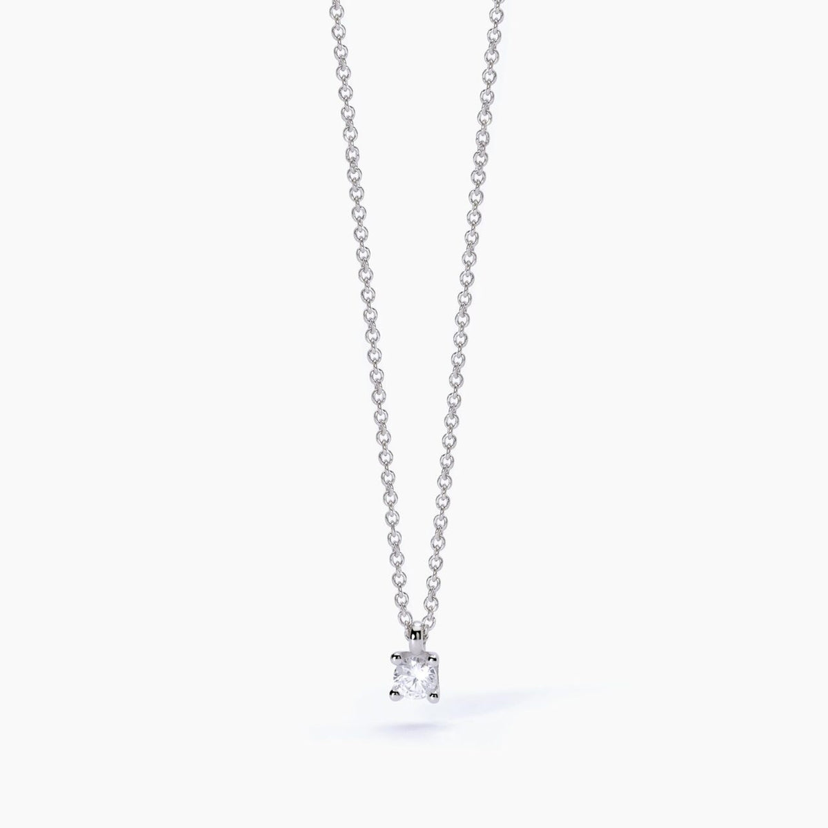 Collana Punto Luce Donna Mabina in Argento Shiny
