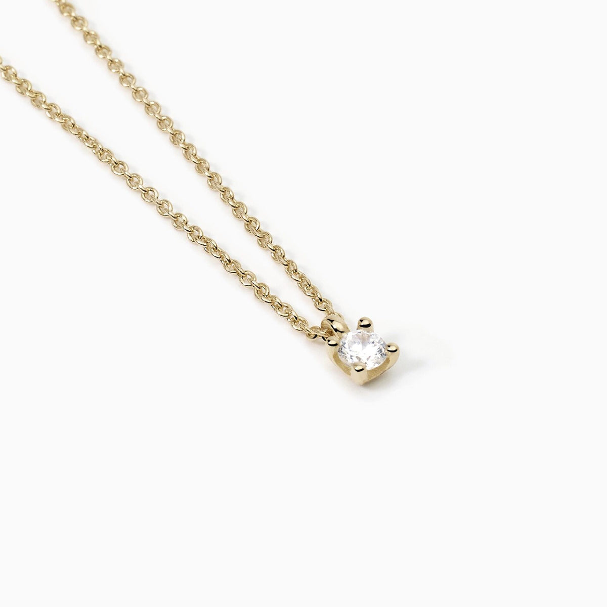 Collana Punto Luce Donna Mabina in Argento Dorato Shiny