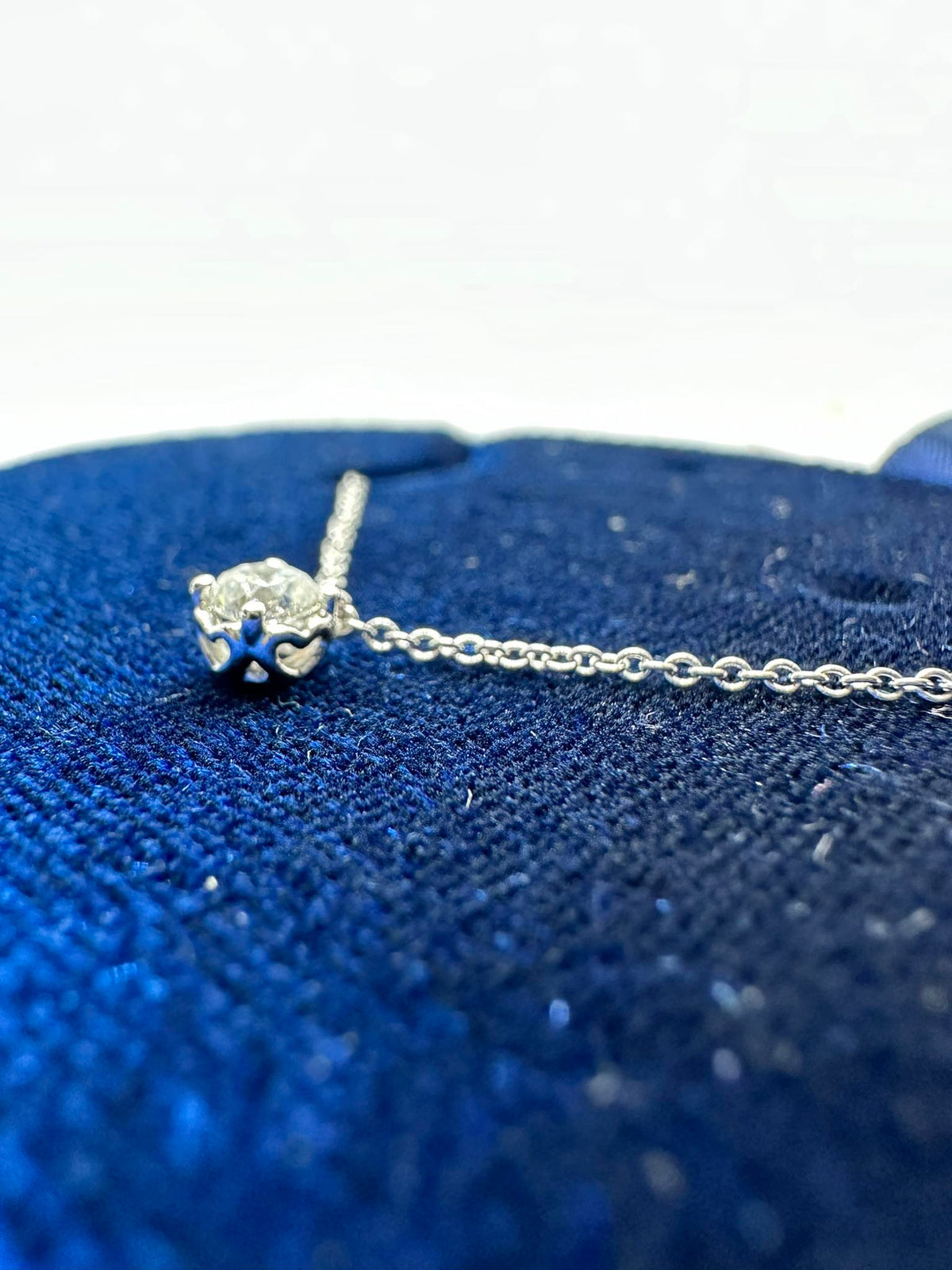 Collana Donna Punto Luce Anniversary in Oro 18KT e Diamante ct. 0,21