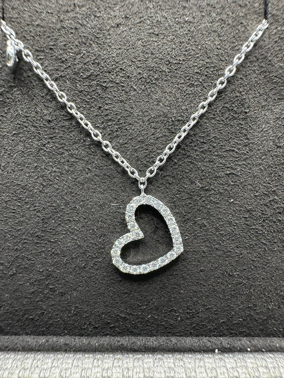 Collana donna Crivelli con Cuore con Diamanti