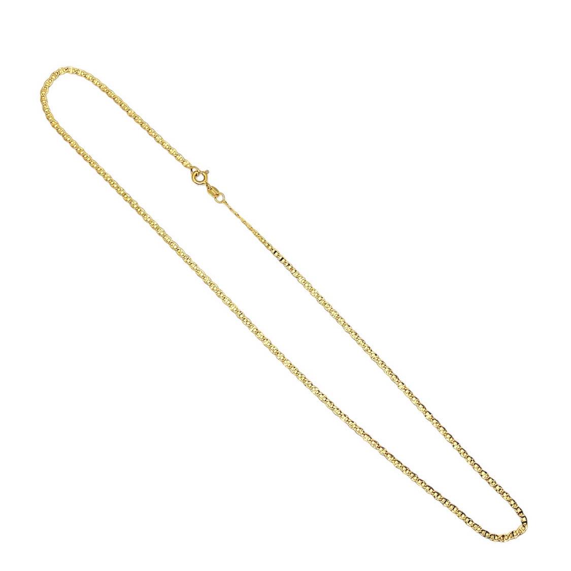 Catena Uomo in Oro 18KT 18KT maglia Traversino lunghezza 50cm