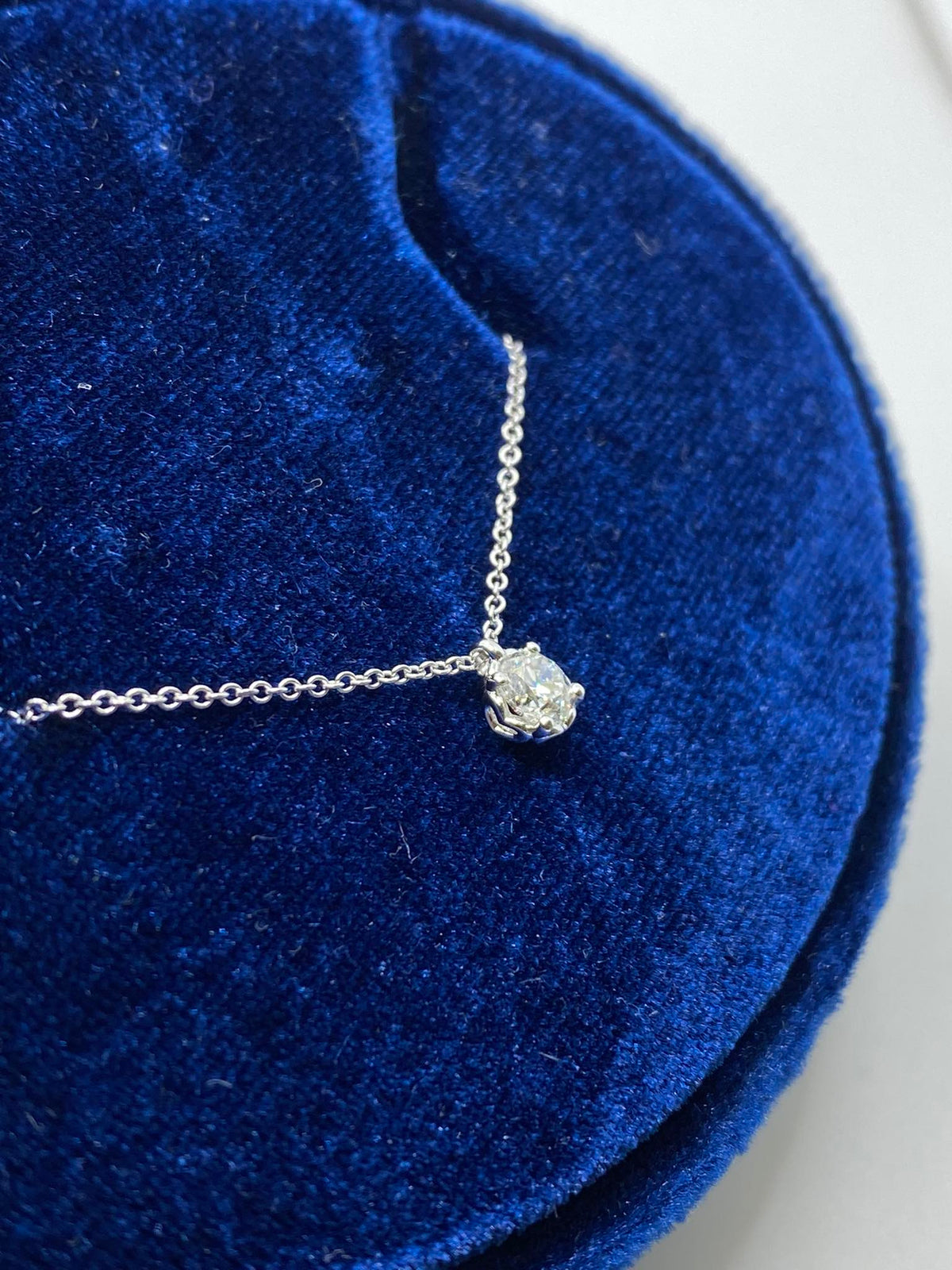 Collana Donna Punto Luce Anniversary in Oro 18KT e Diamante ct. 0,31