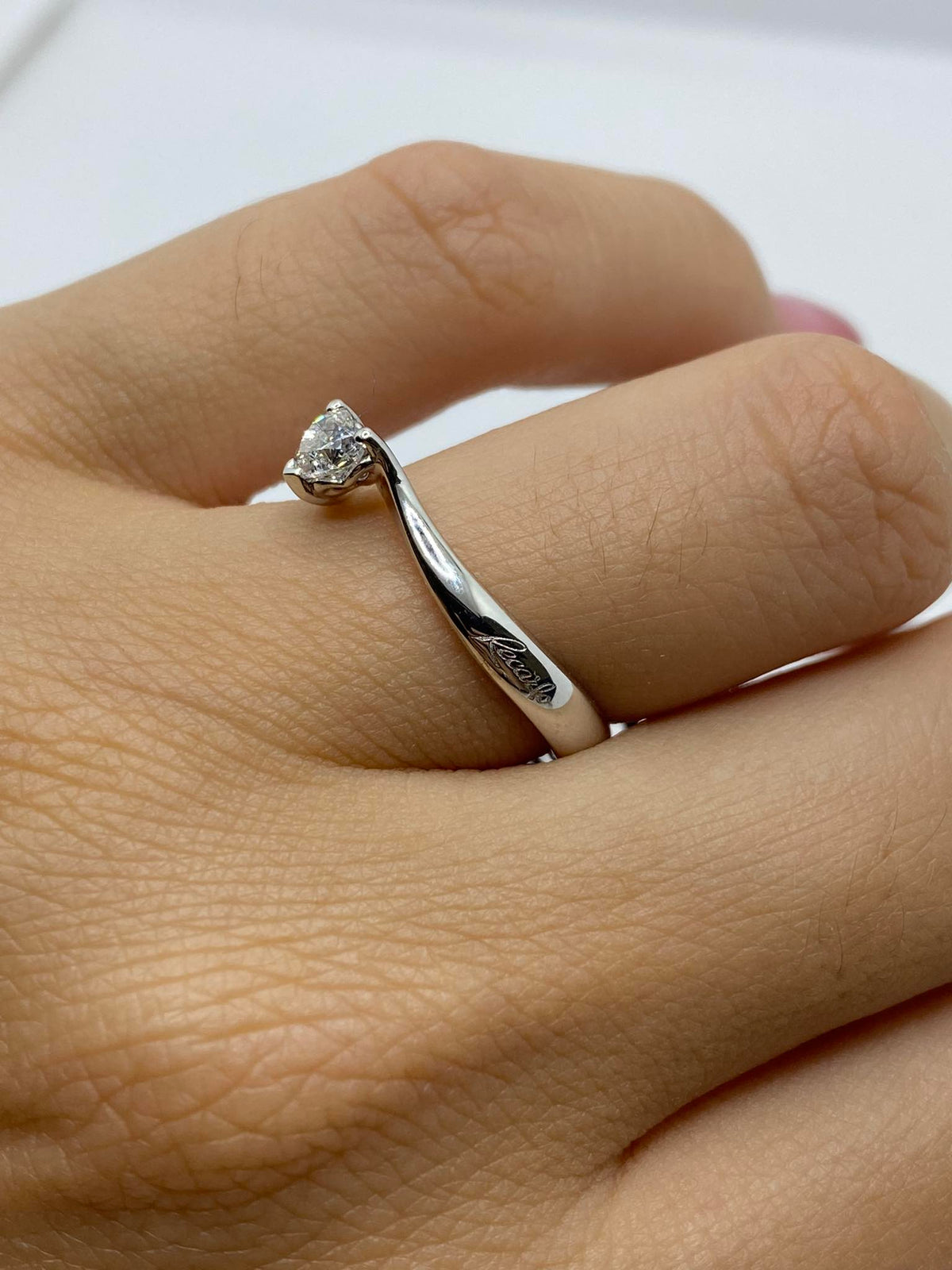 Anello Solitario Recarlo Anniversary in Oro 18KT 18KT e Diamante