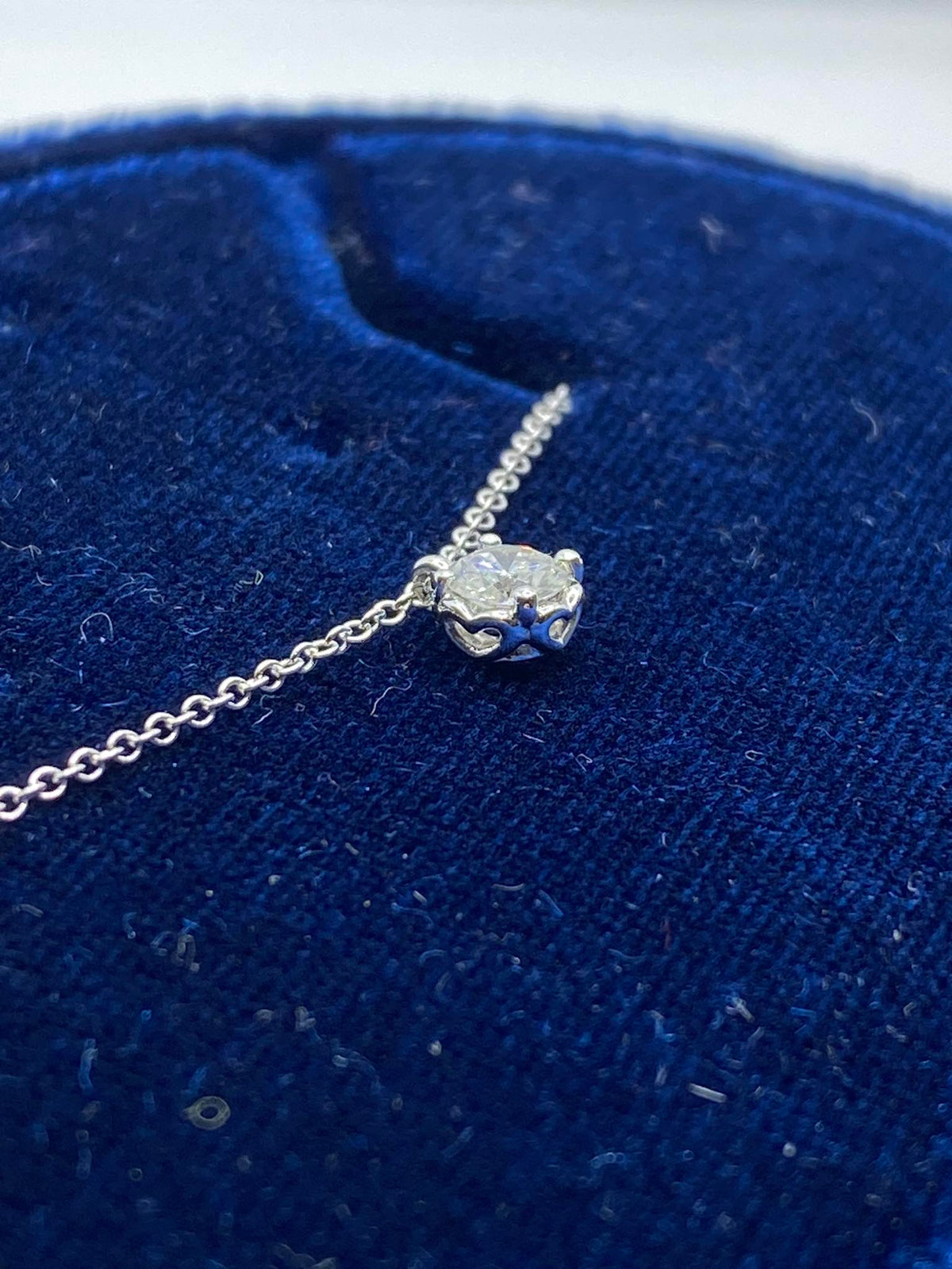 Collana Donna Punto Luce Anniversary in Oro 18KT e Diamante ct. 0,25