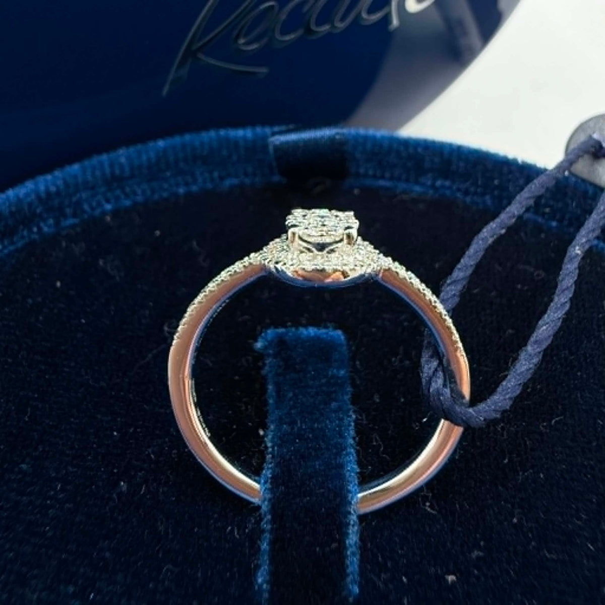 Anello Recarlo Bisanzio in Oro 18KT 18KT con Diamanti Ct 0.27