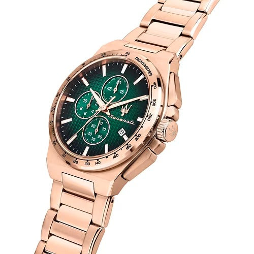 Orologio Uomo Maserati in Acciaio Rosè Velocità Slim