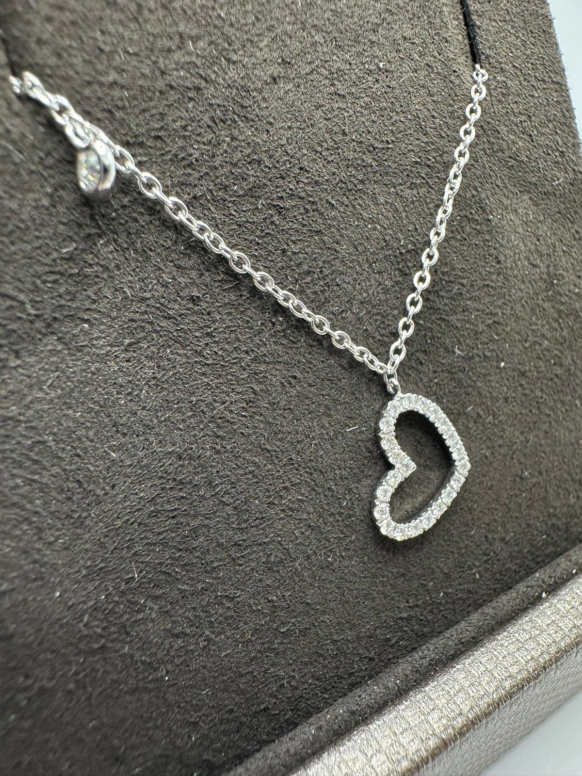 Collana donna Crivelli con Cuore con Diamanti
