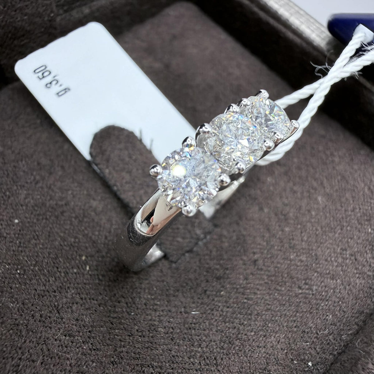 Anello Crivelli Trilogy in Oro 18KT e Diamanti Ct 1.20