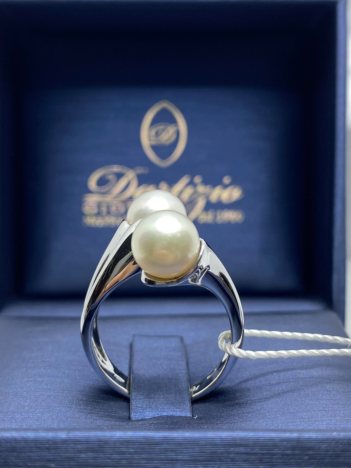 Anello Raima in Oro 18KT 18KT 750% con Perla di Acqua Salata