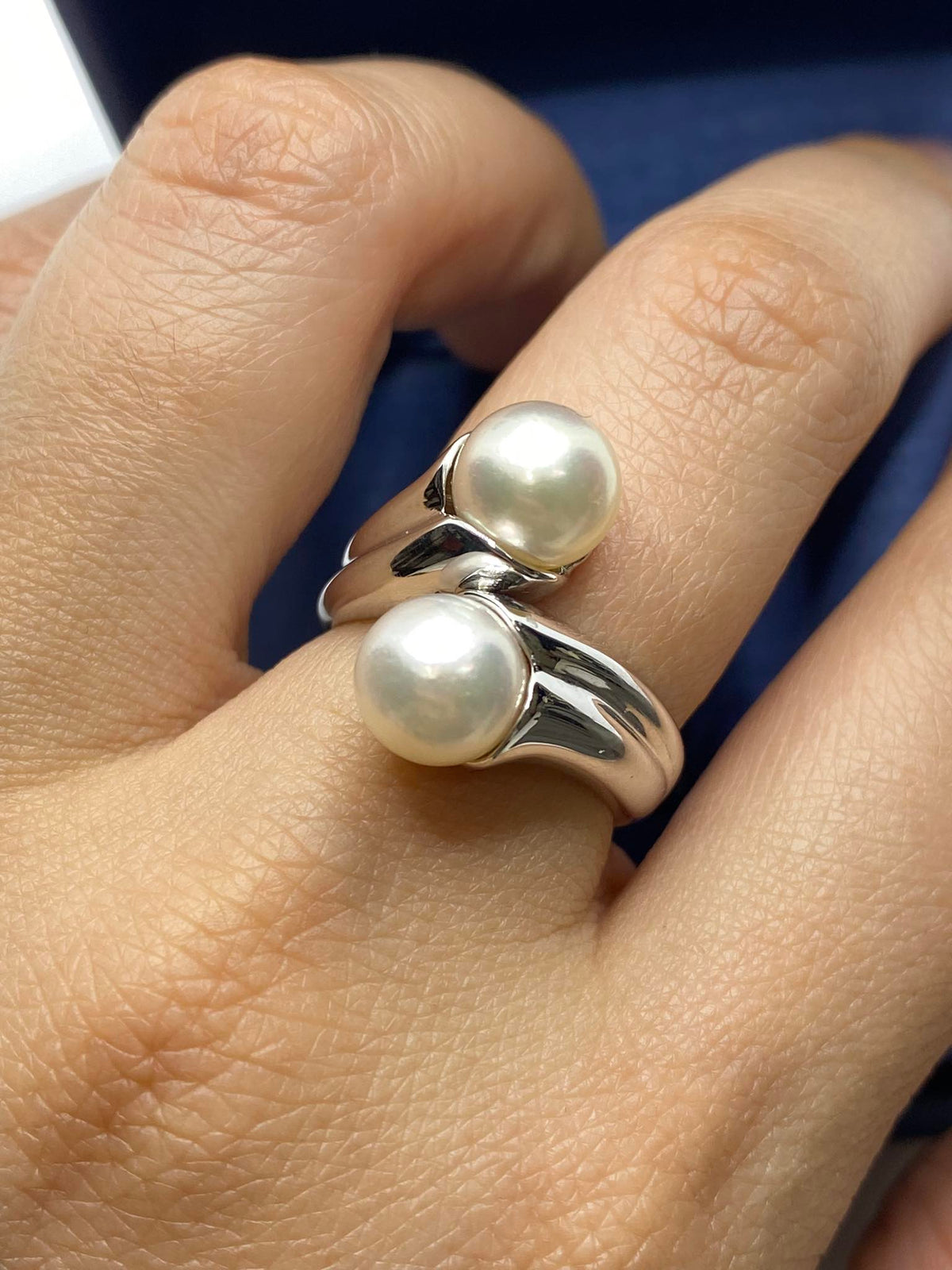 Anello Raima in Oro 18KT 18KT 750% con Perla di Acqua Salata